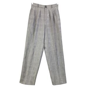 Alanni by Donnybrook Womens Plaid Wool Trouser Pants Size 12 Career Academia 90s